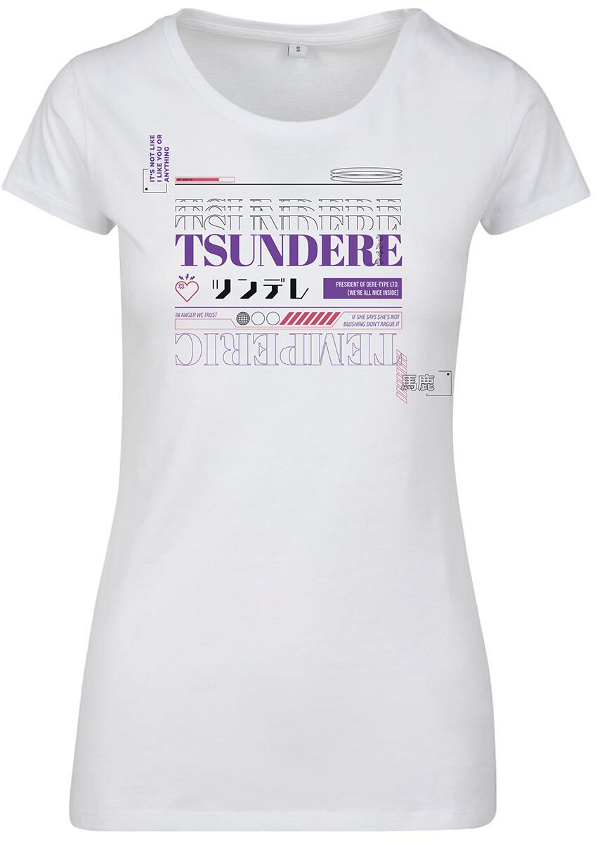 Funshirt Graphical Tsundere XX T-Shirt weiß Funshirt Graphical Tsundere XX T-Shirt weiß