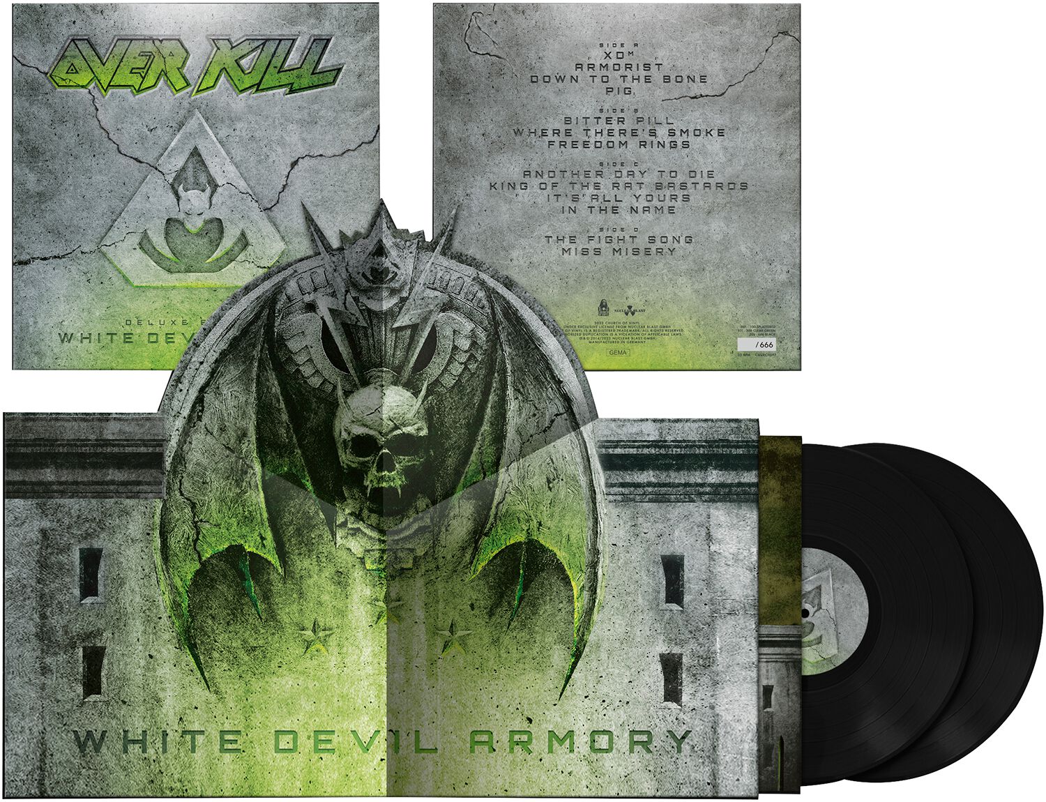 Overkill White devil armory LP schwarz