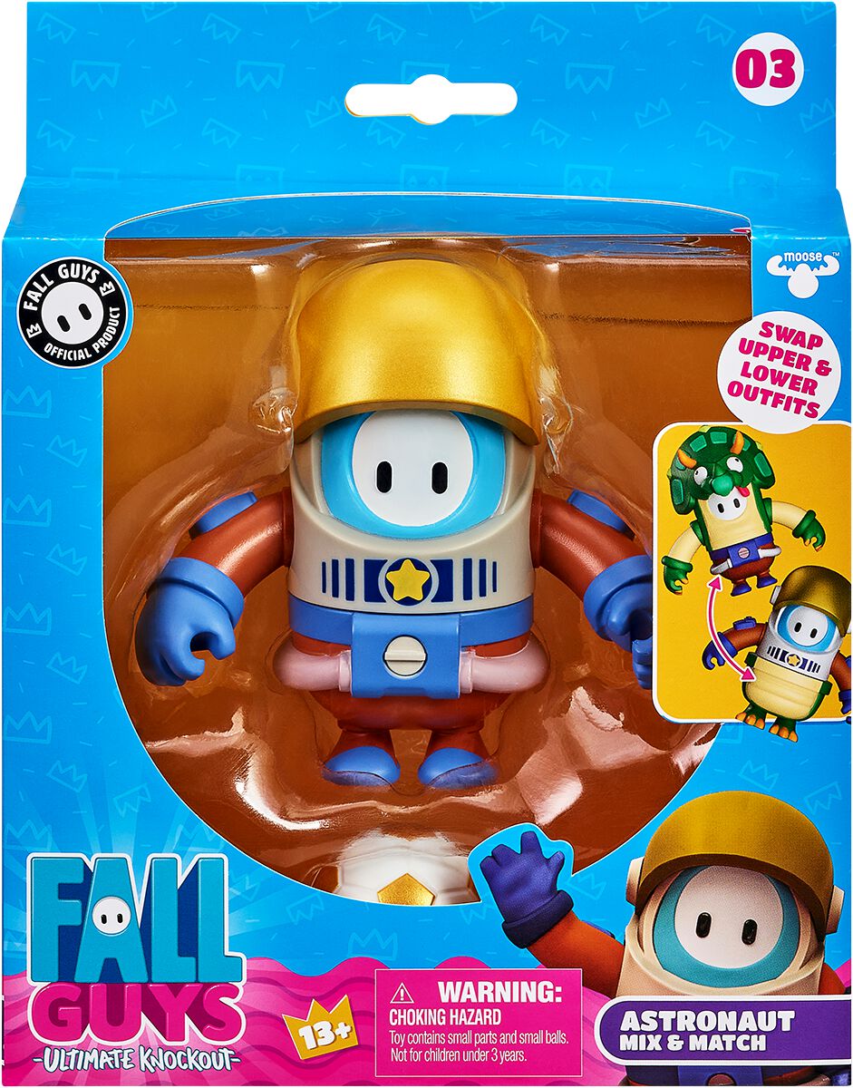 Image of Action Figure Gaming di Fall Guys - Mix & match figure - Astronaut 03 - Unisex - multicolore