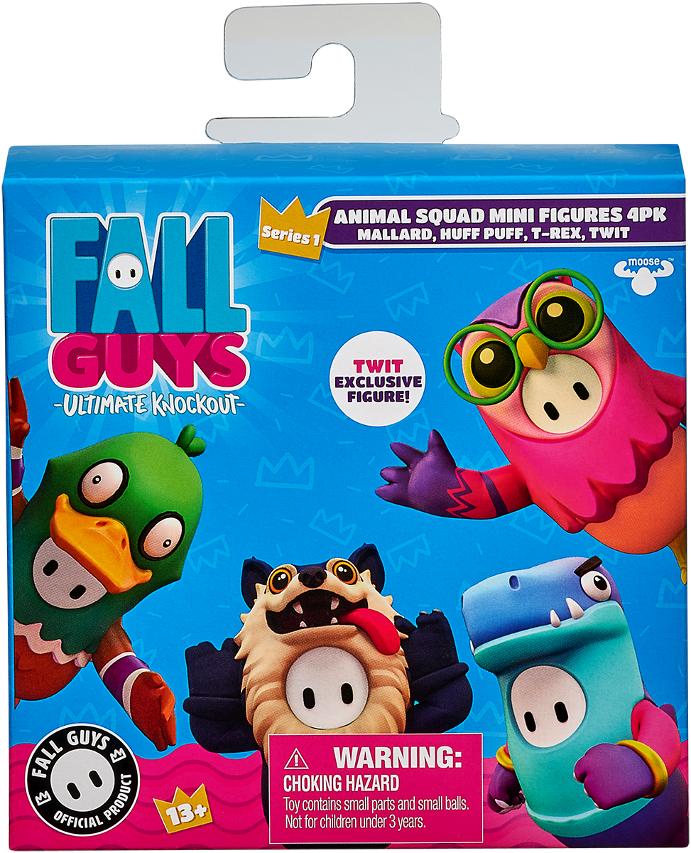 Fall Guys - Mini-Figuren 4-er Set Animal-Squad - Actionfigur - multicolor