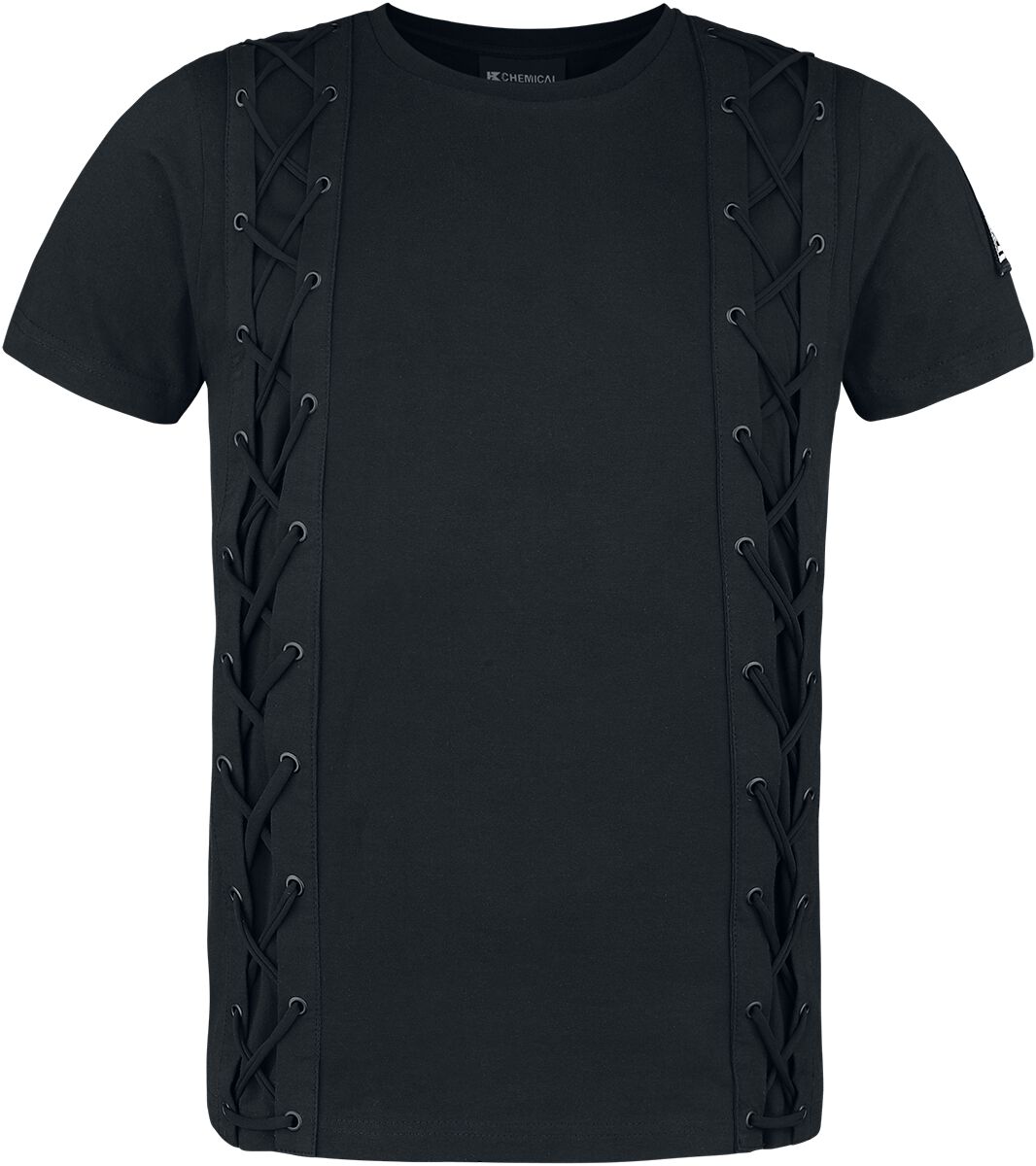 Image of T-Shirt Gothic di Chemical Black - Mens’ black Gunner top - S a 4XL - Uomo - nero