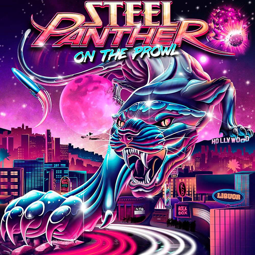 Steel Panther On the prowl LP multicolor