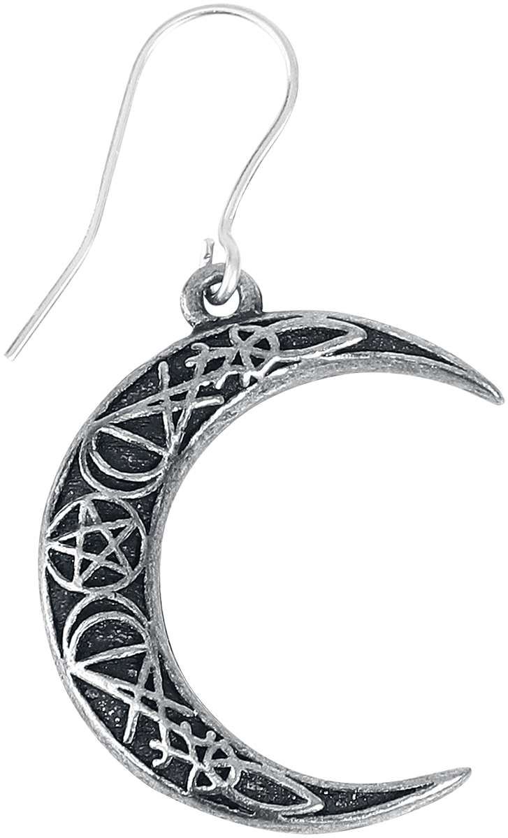 Alchemy Gothic A Pact with a Prince Ohrring schwarz silberfarben