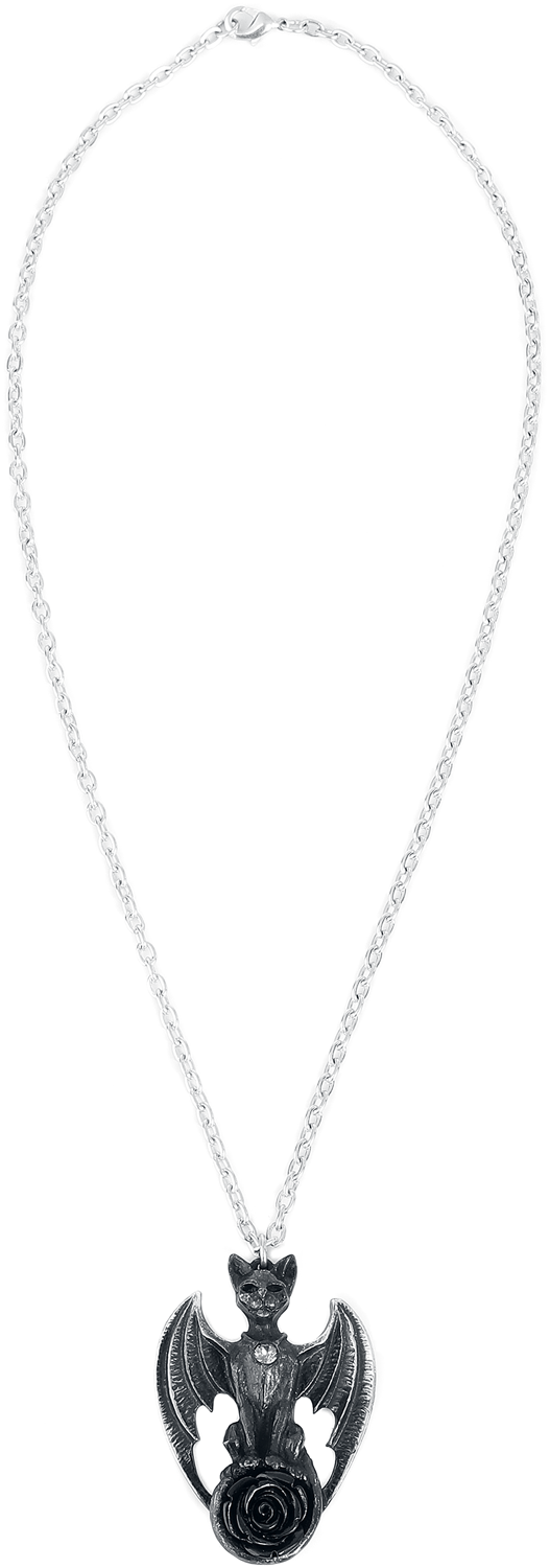 Alchemy Gothic Halskette - Guardian of Soma - für Damen - schwarz/silberfarben