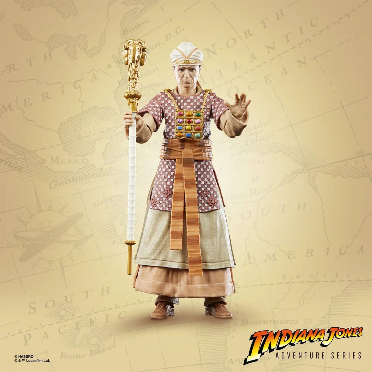 Indiana Jones Adventure Series - René Belloq (Ceremonial) Actionfigur multicolor