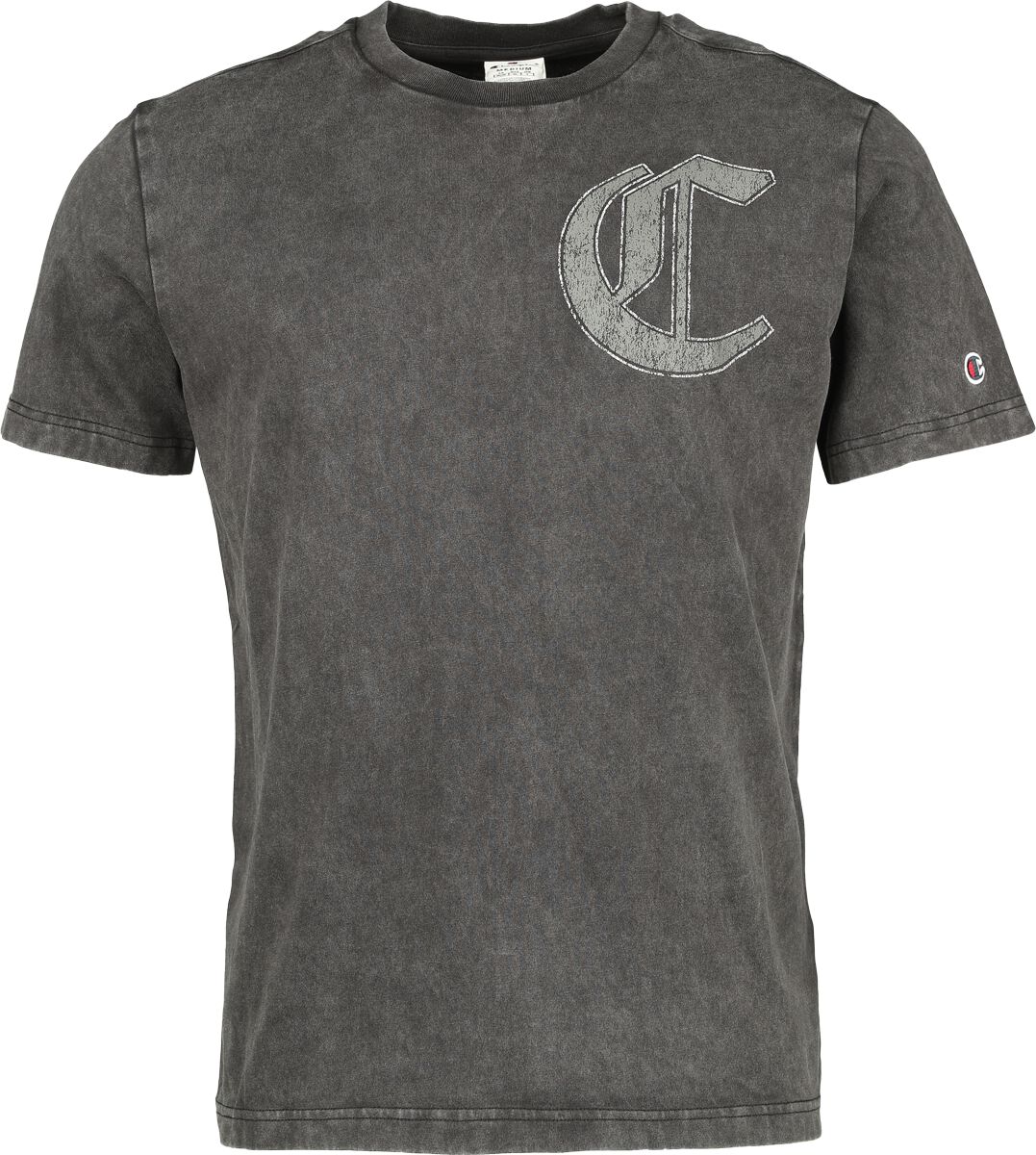Champion Crewneck T-Shirt T-Shirt schwarz in S