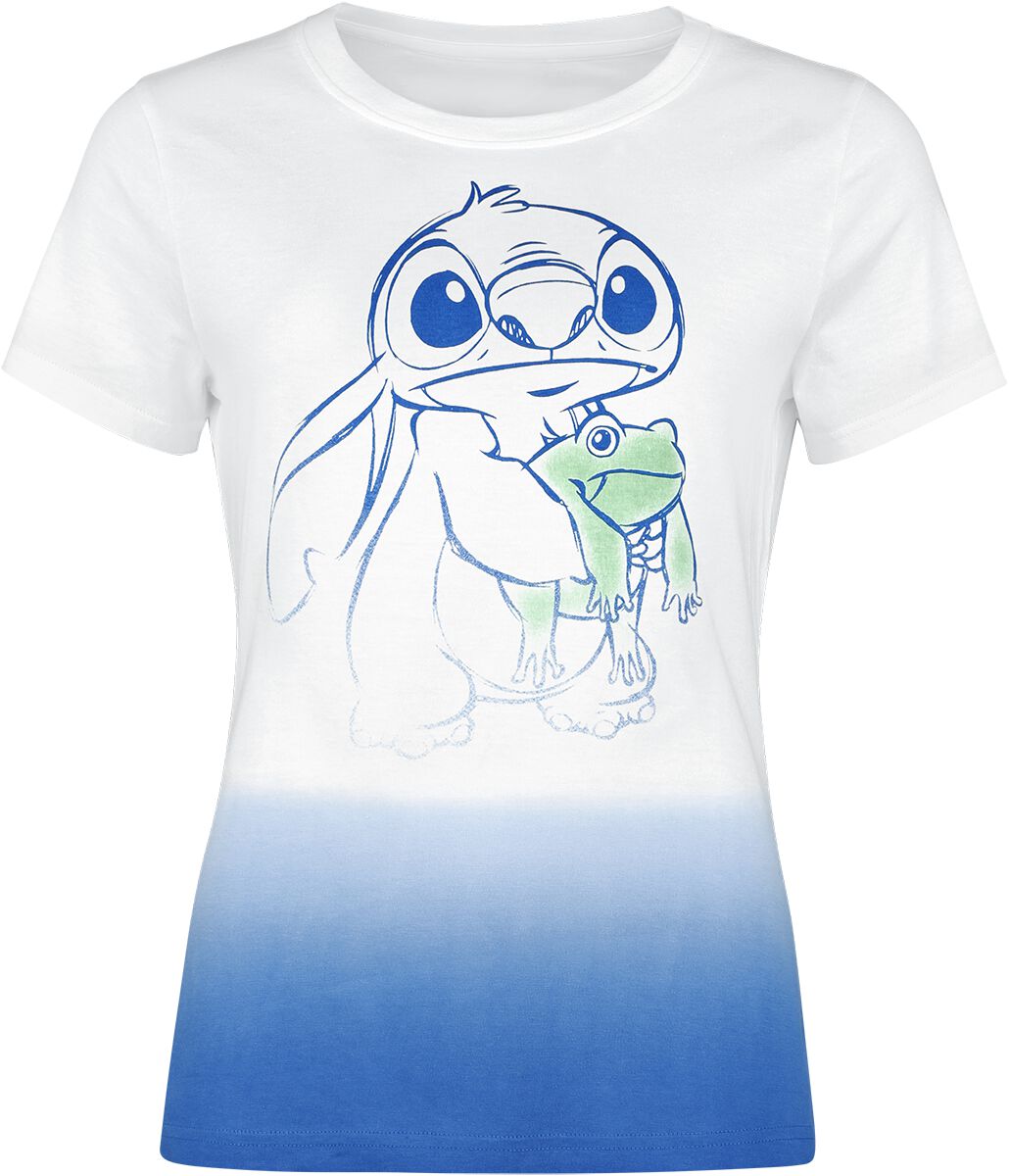 Lilo & Stitch - Disney T-Shirt - Frog Friend - S bis XXL - für Damen - Größe XXL - multicolor  - Lizenzierter Fanartikel product
