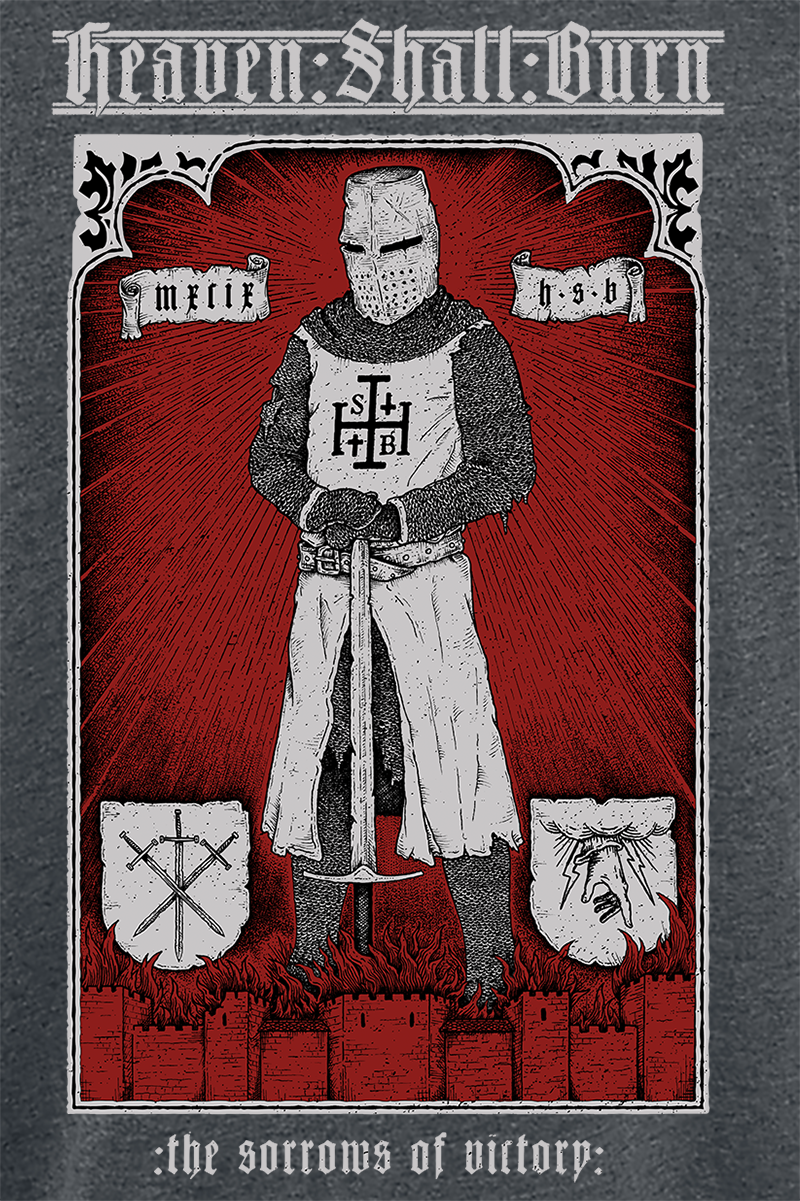 Heaven Shall Burn The Sorrows Of Victory Langarmshirt charcoal schwarz