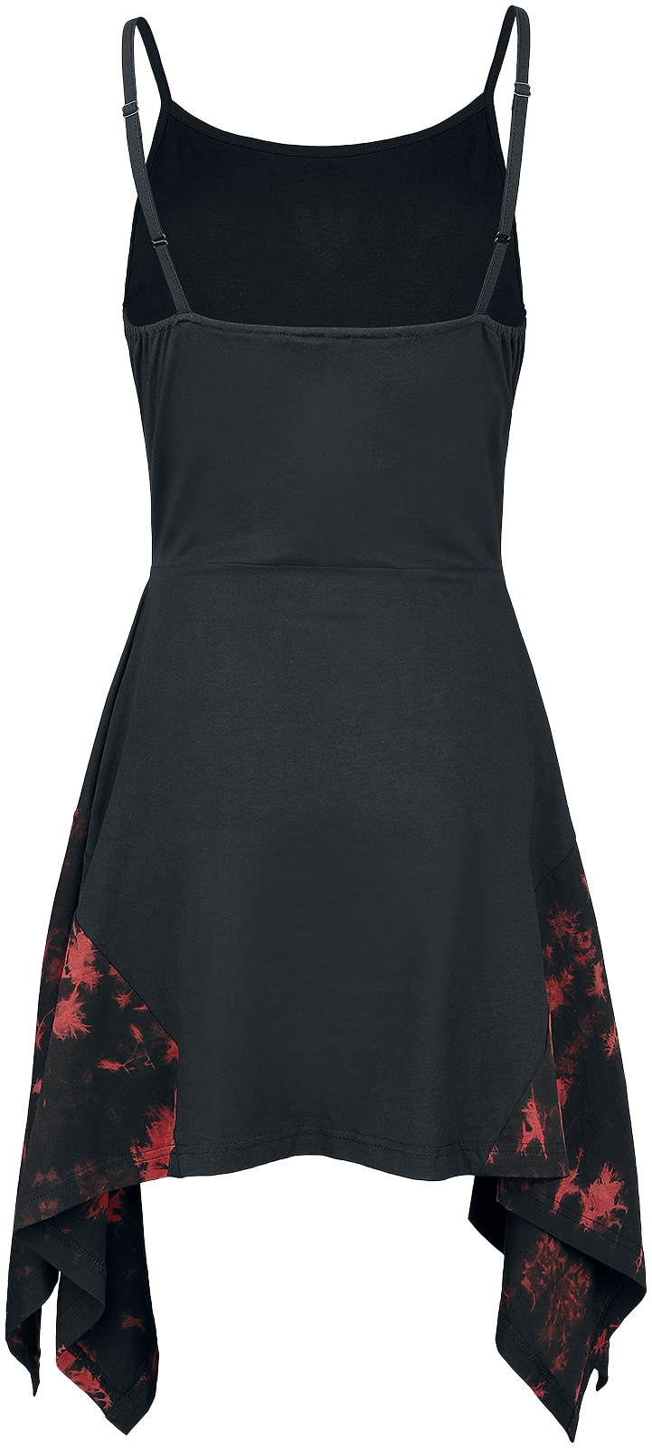 Poizen Industries Elrene Dress Kurzes Kleid schwarz rot
