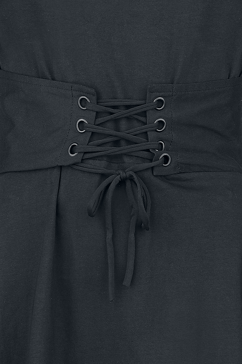 Poizen Industries Elrene Dress Kurzes Kleid schwarz rot