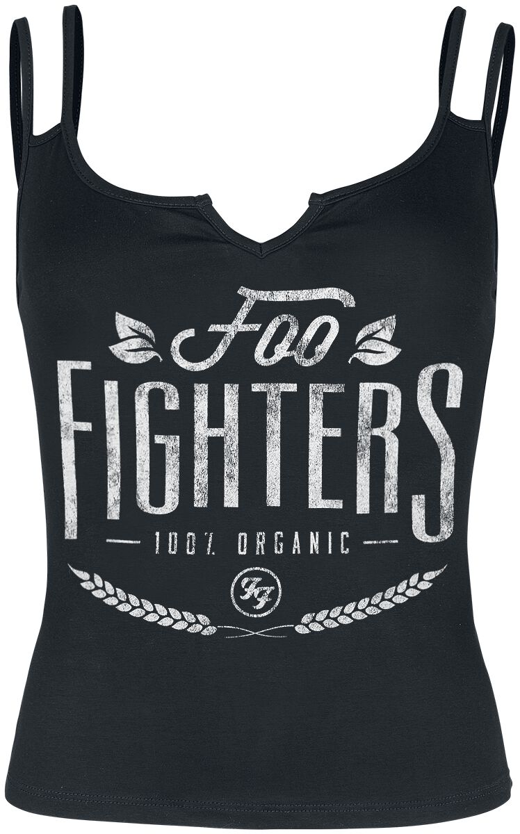 Foo Fighters Top - Organic Venus - S bis XXL - für Damen - Größe S - schwarz  - EMP exklusives Merchandise!