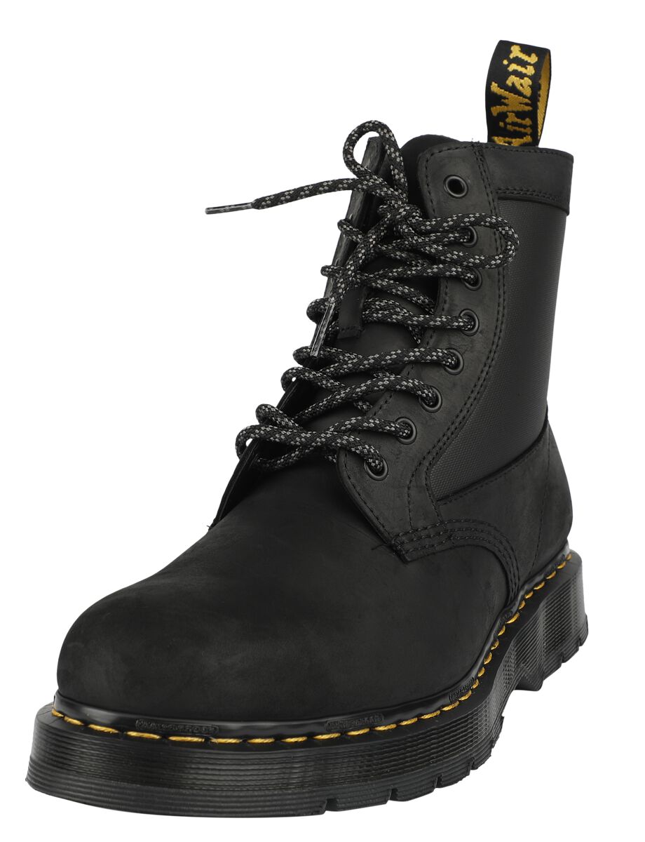 Dr. Martens Boot - 1460 - Black Connection Wp & Black Coated Nylon - EU41 bis EU47 - Größe EU46 - schwarz