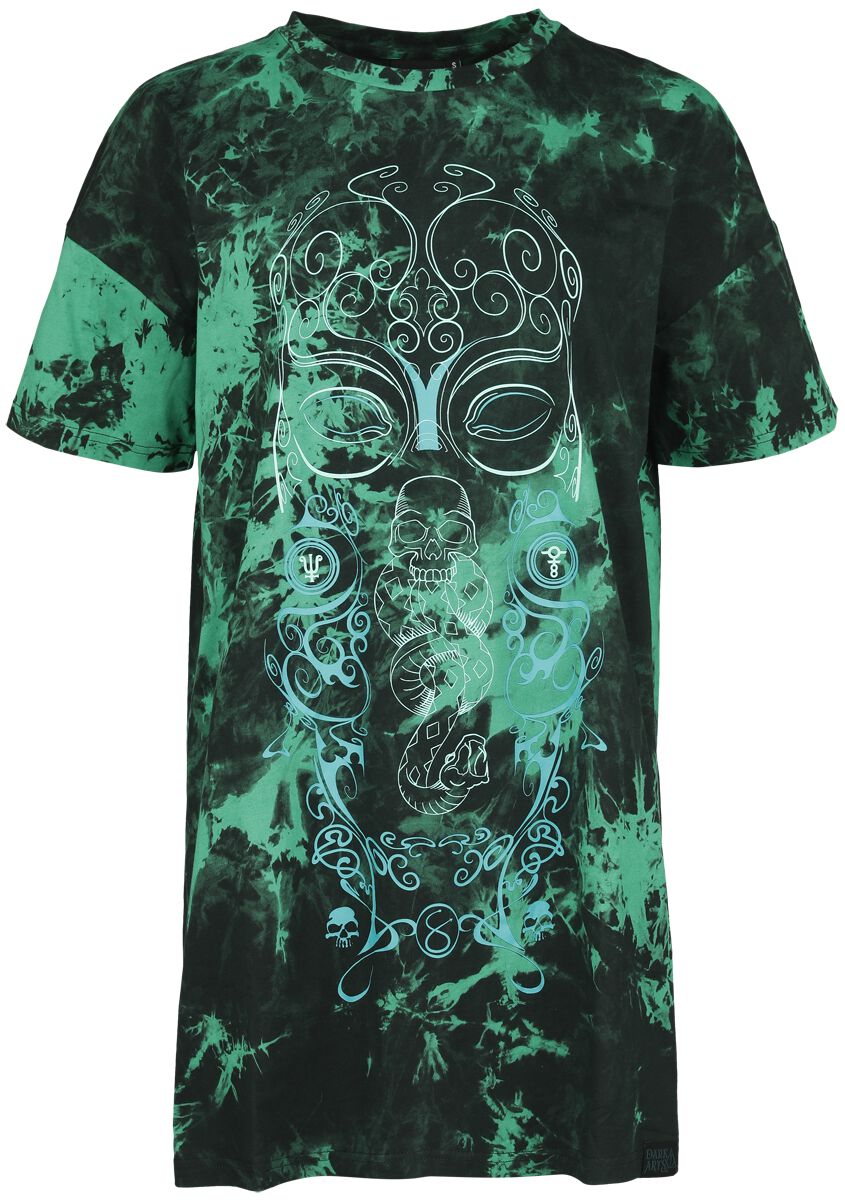 Image of T-Shirt di Harry Potter - Death Eater - S a XXL - Donna - nero/verde