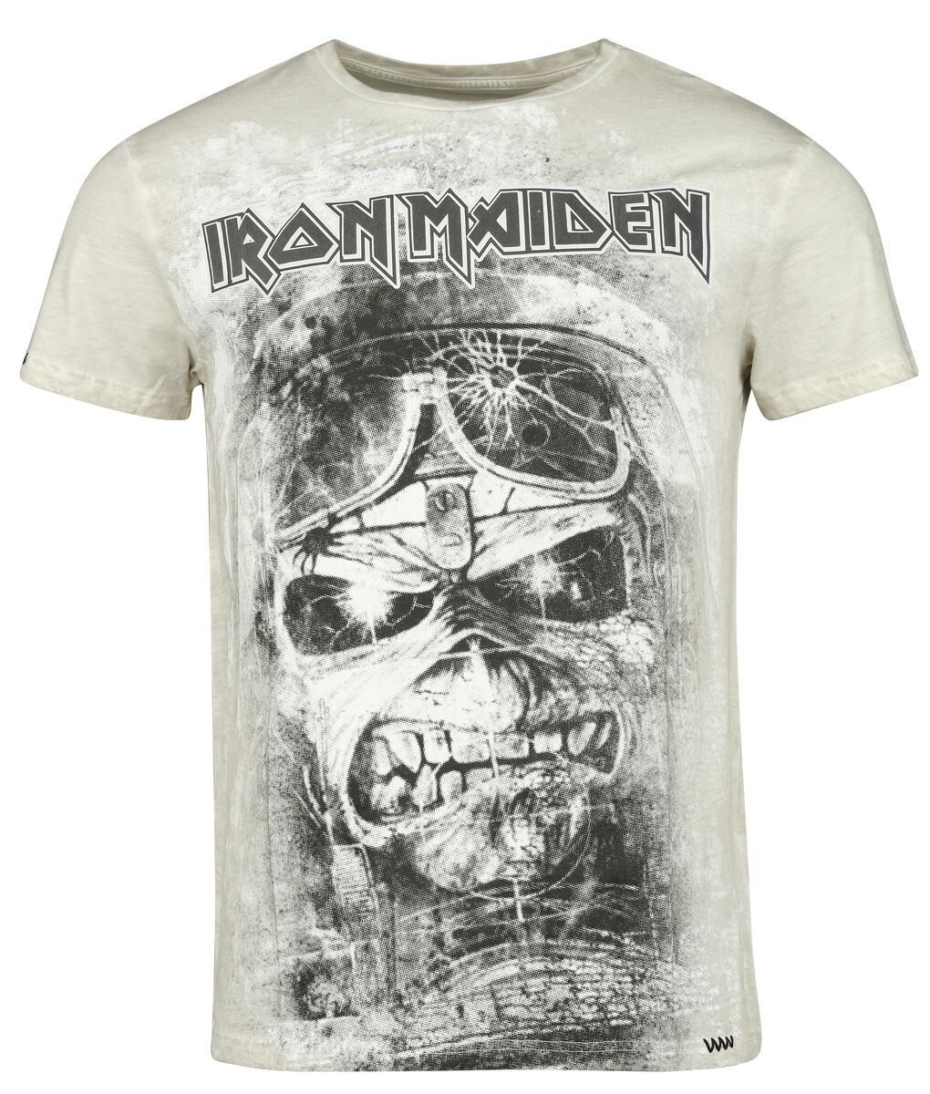 Iron Maiden T-Shirt - EMP Signature Collection - S bis 3XL - für Männer - Größe 3XL - khaki  - EMP exklusives Merchandise!
