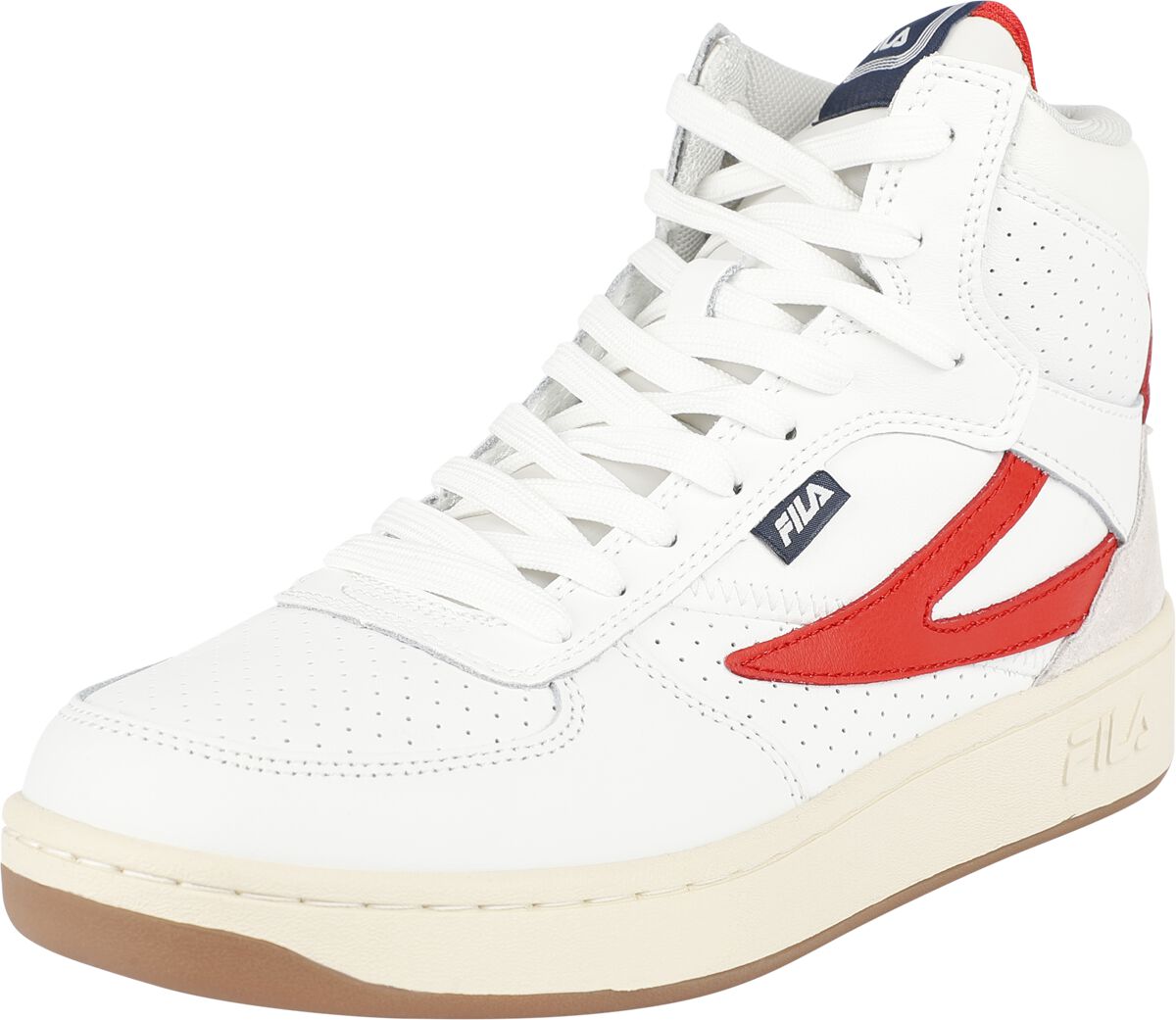 Image of Sneakers alte di Fila - FILA SEVARO mid wmn - EU36 a EU40 - Donna - bianco/rosso