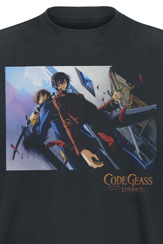 Code Geass Sword T-Shirt schwarz