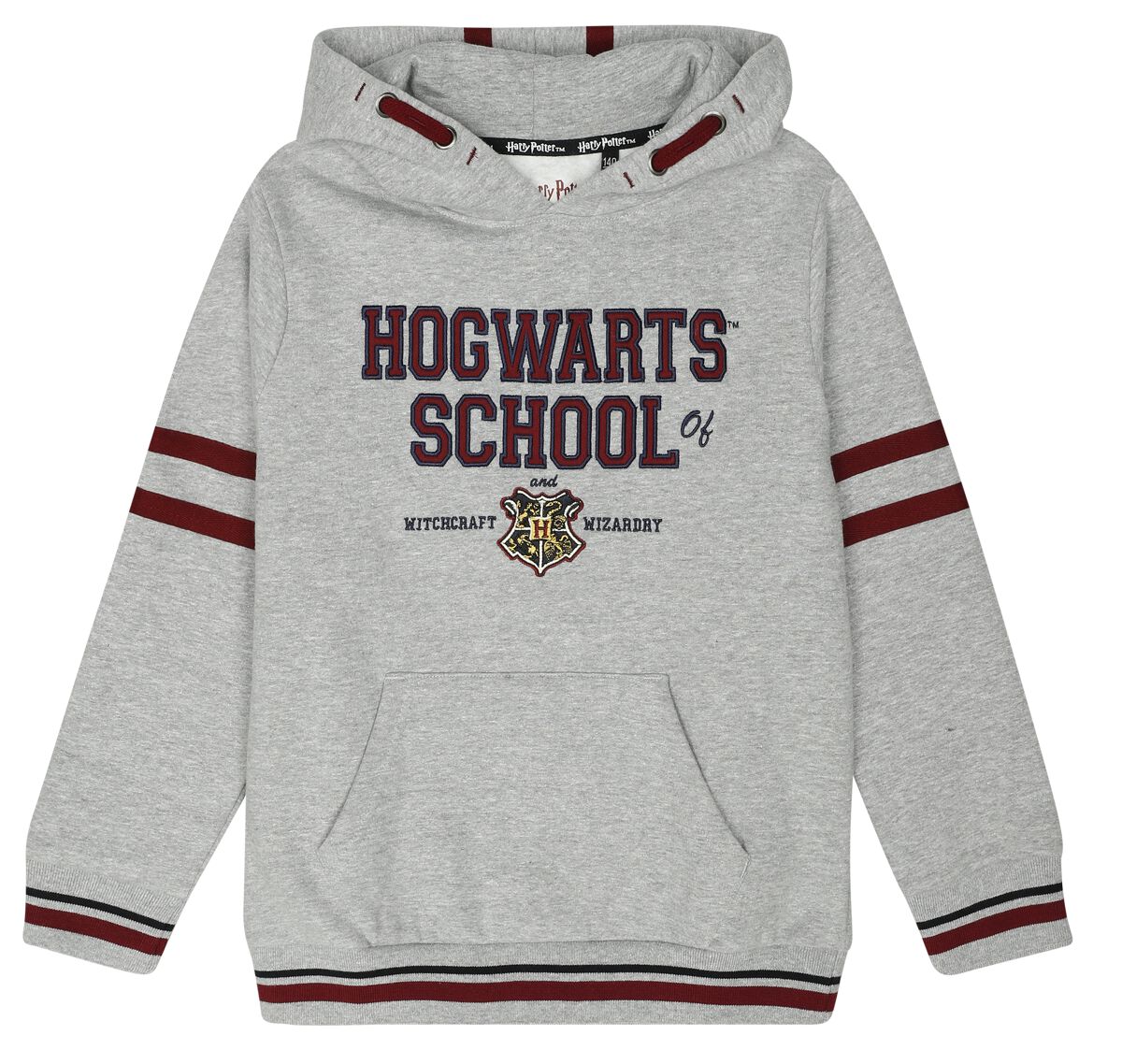 Harry Potter Kids - Hogwarts School Kapuzenpullover multicolor in 128