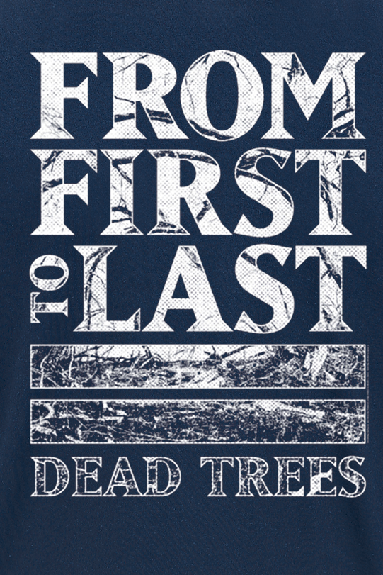 From First To Last Dead Trees T-Shirt blau