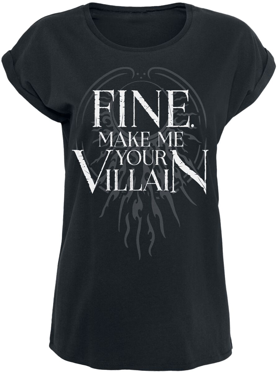 T-Shirt Manches courtes de Shadow and Bone - Villain - S à XL - pour Femme - noir