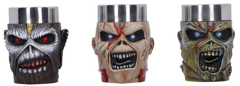 Iron Maiden Schnapsglas - Eddie Shot Glas-Set - multicolor  - Lizenziertes Merchandise!