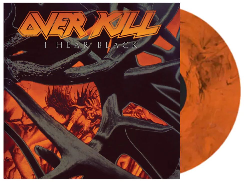 Overkill I hear black LP multicolor