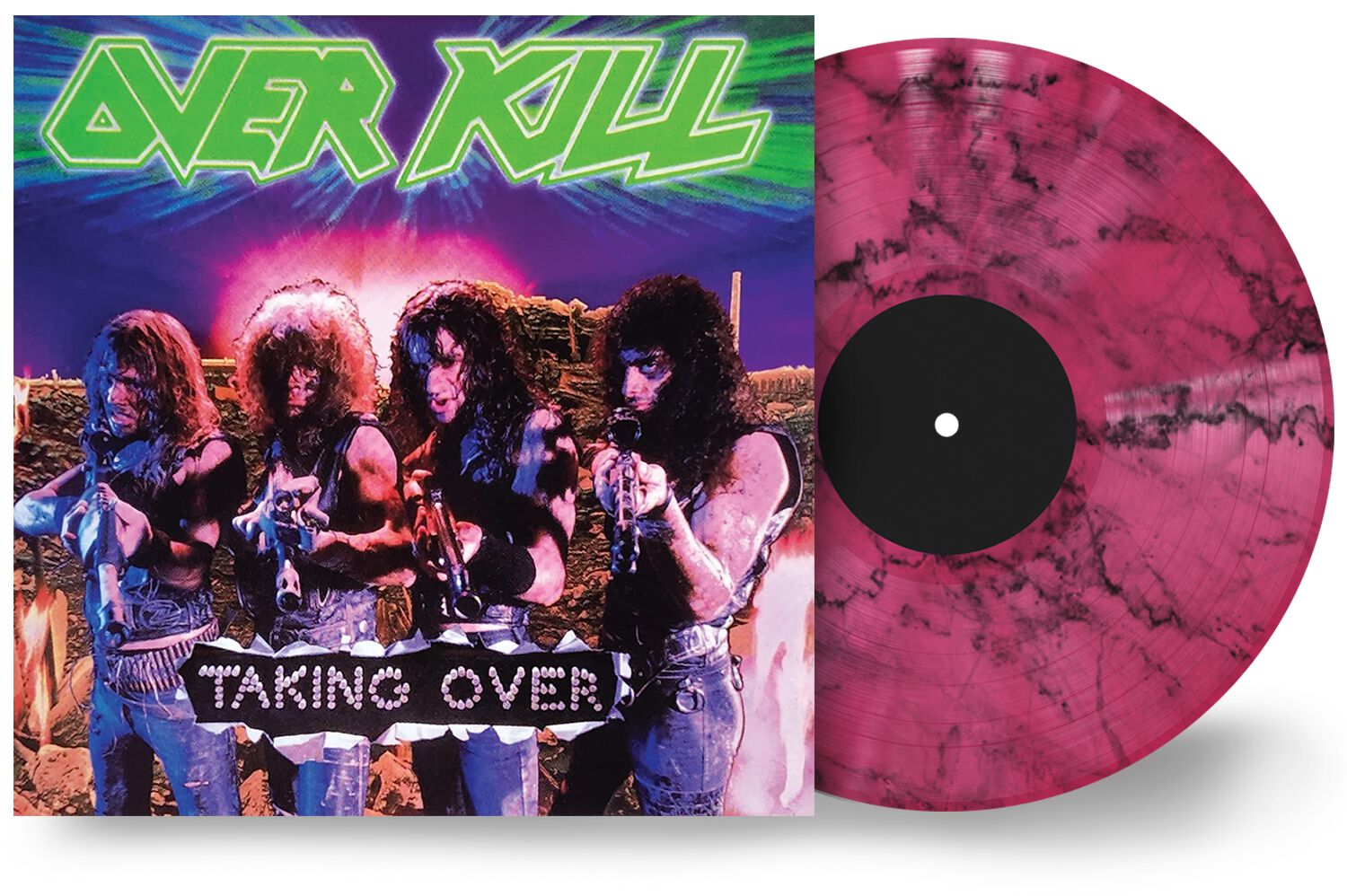 Overkill Taking over LP multicolor