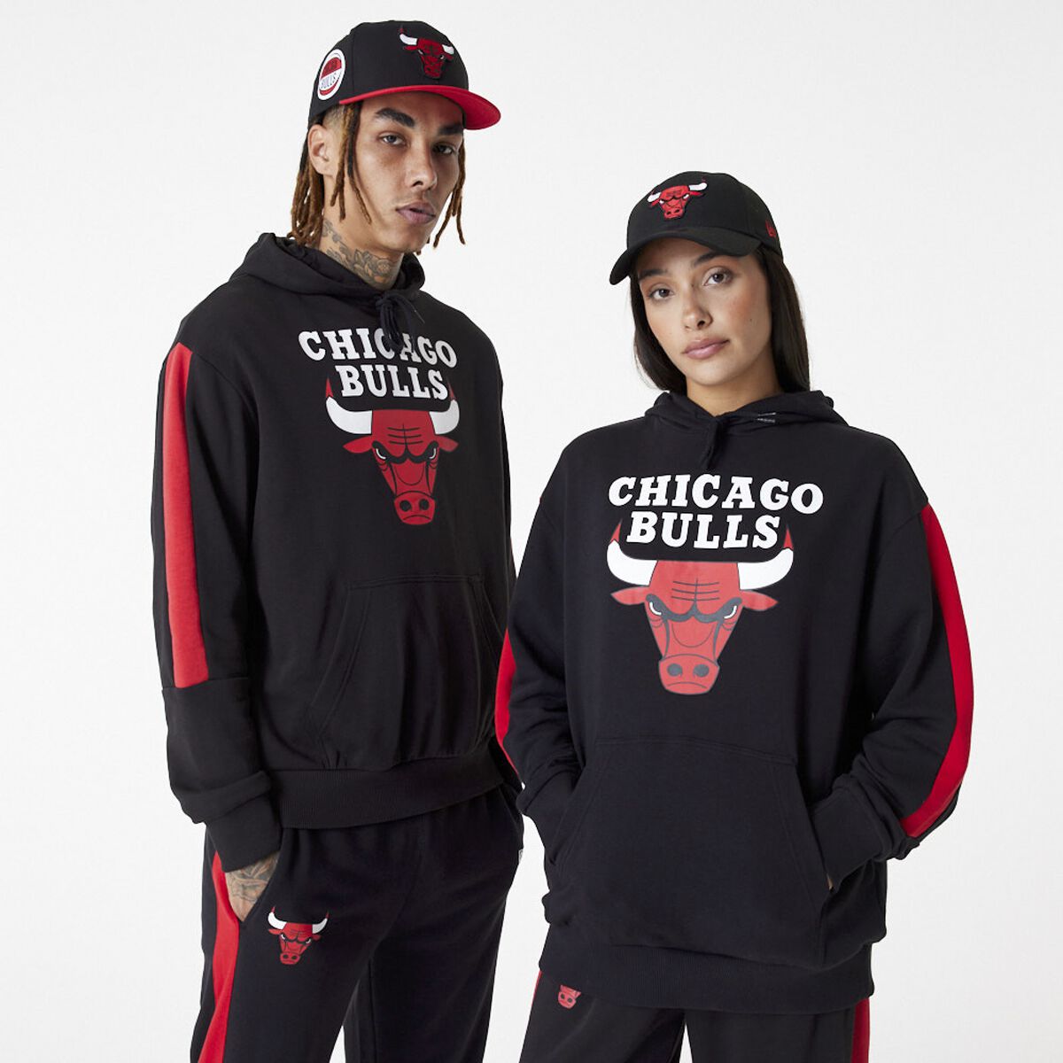 New Era - NBA Kapuzenpullover - Chicago Bulls - S - Größe S - multicolor