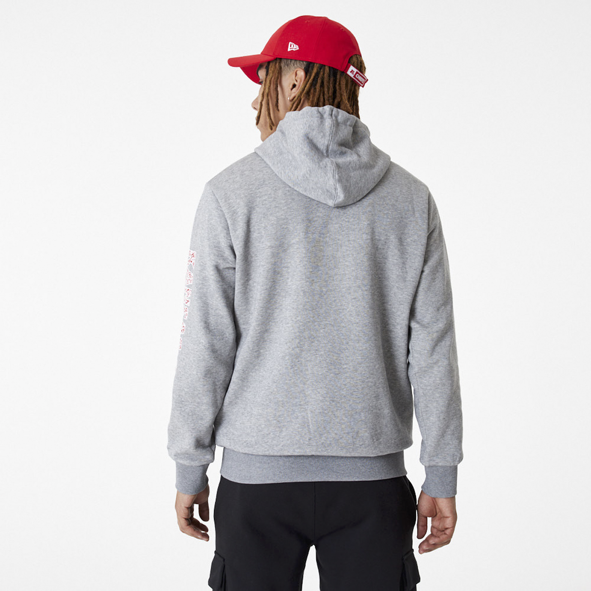 New Era - NFL Kapuzenpullover - Kansas City Chiefs - S bis XXL - Größe XL - grau