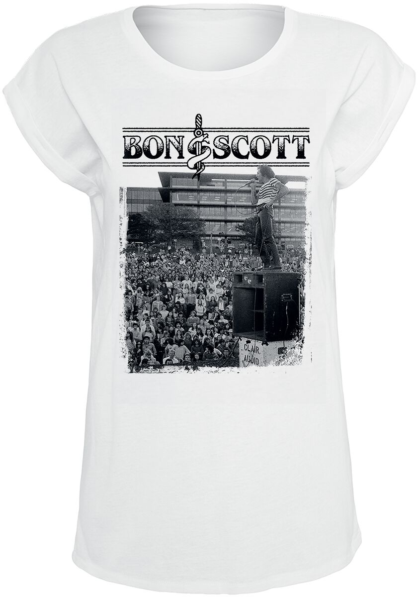 Bon Scott Live T-Shirt weiß Bon Scott Live T-Shirt weiß