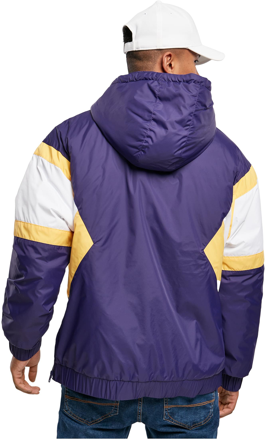 Starter Starter Color Block Half Zip Retro Jacket Übergangsjacke lila