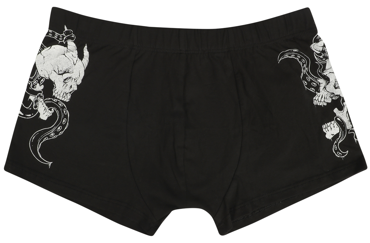 Black Blood by Gothicana Boxershort - 3 Pack Boxershorts - M bis L - für Männer - Größe M - schwarz
