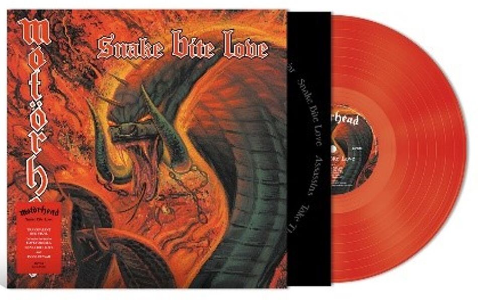 Motörhead Snake bite love LP farbig