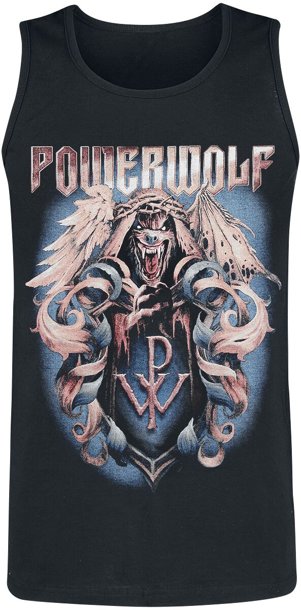 Powerwolf Metal Crest Tank-Top schwarz Powerwolf Metal Crest Tank-Top schwarz