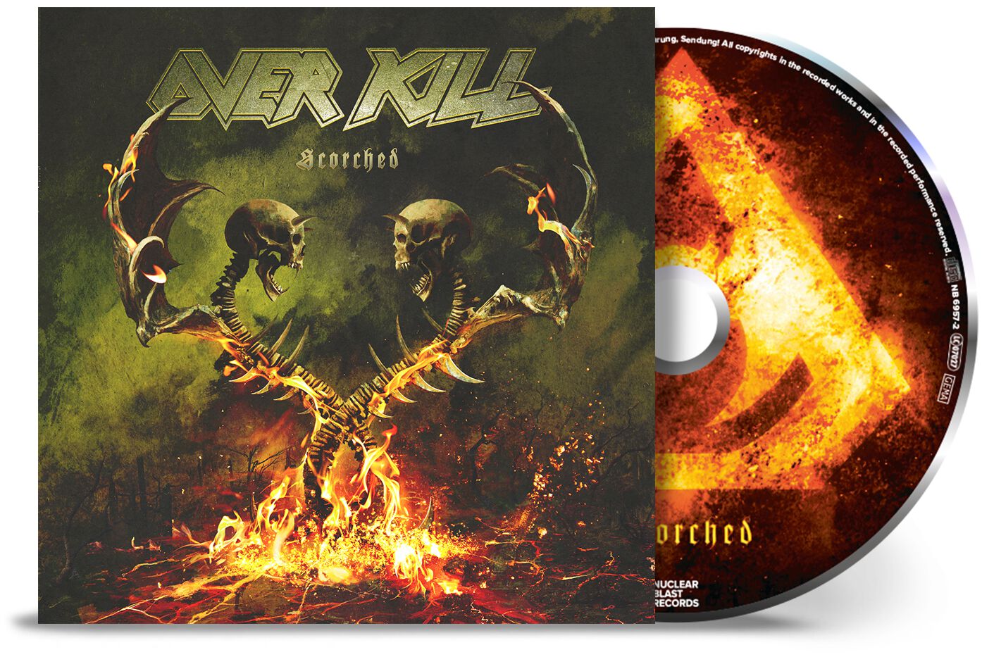 Overkill Scorched CD multicolor