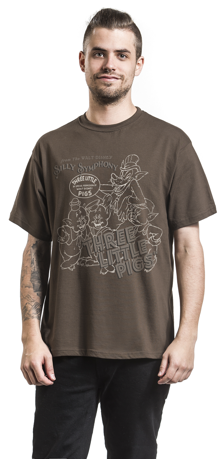 Disney Disney 100 - Three Little Pigs T-Shirt braun