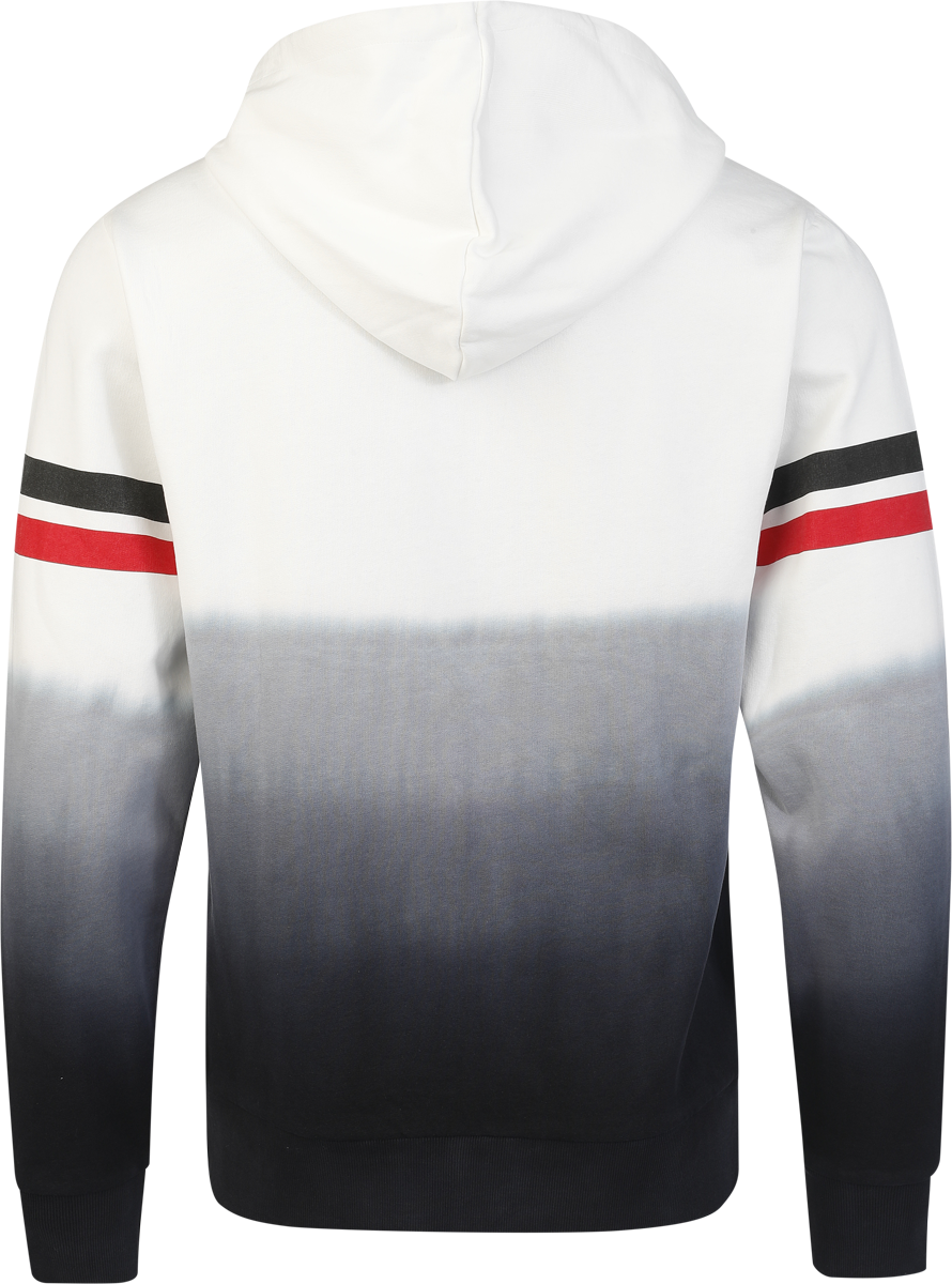 Motörhead Kapuzenpullover - England Dip Dye - S bis XXL - für Männer - Größe XXL - weiß/schwarz  - EMP exklusives Merchandise!