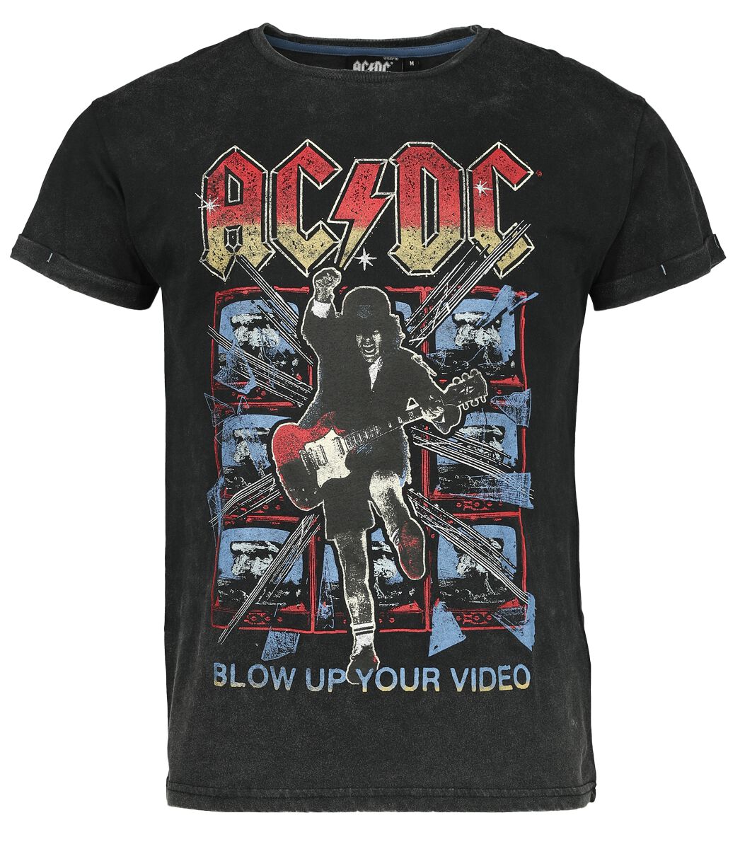 AC/DC T-Shirt - EMP Signature Collection - S bis 3XL - für Männer - Größe XXL - dunkelgrau  - EMP exklusives Merchandise!