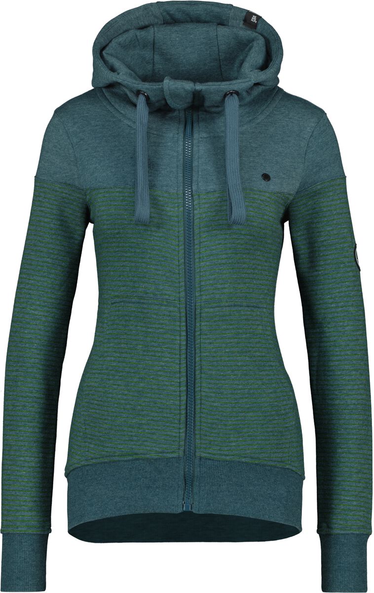 Alife and Kickin PalinaAK Z Hooded Sweat Jacket Kapuzenjacke blau in XS