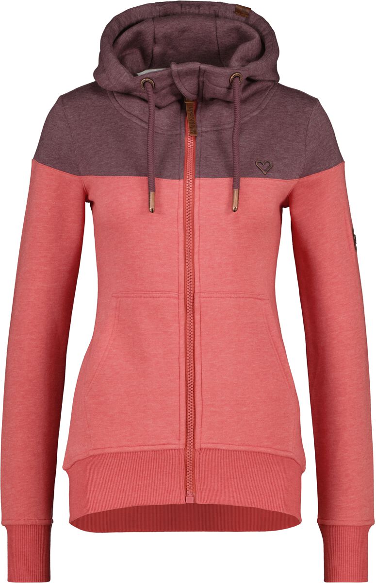 Alife and Kickin Kapuzenjacke – PalinaAK A Hooded Sweat Jacket – XS bis S – für Damen – Größe S – rot Alife and Kickin Kapuzenjacke – PalinaAK A Hooded Sweat Jacket – XS bis S – für Damen – Größe S – rot