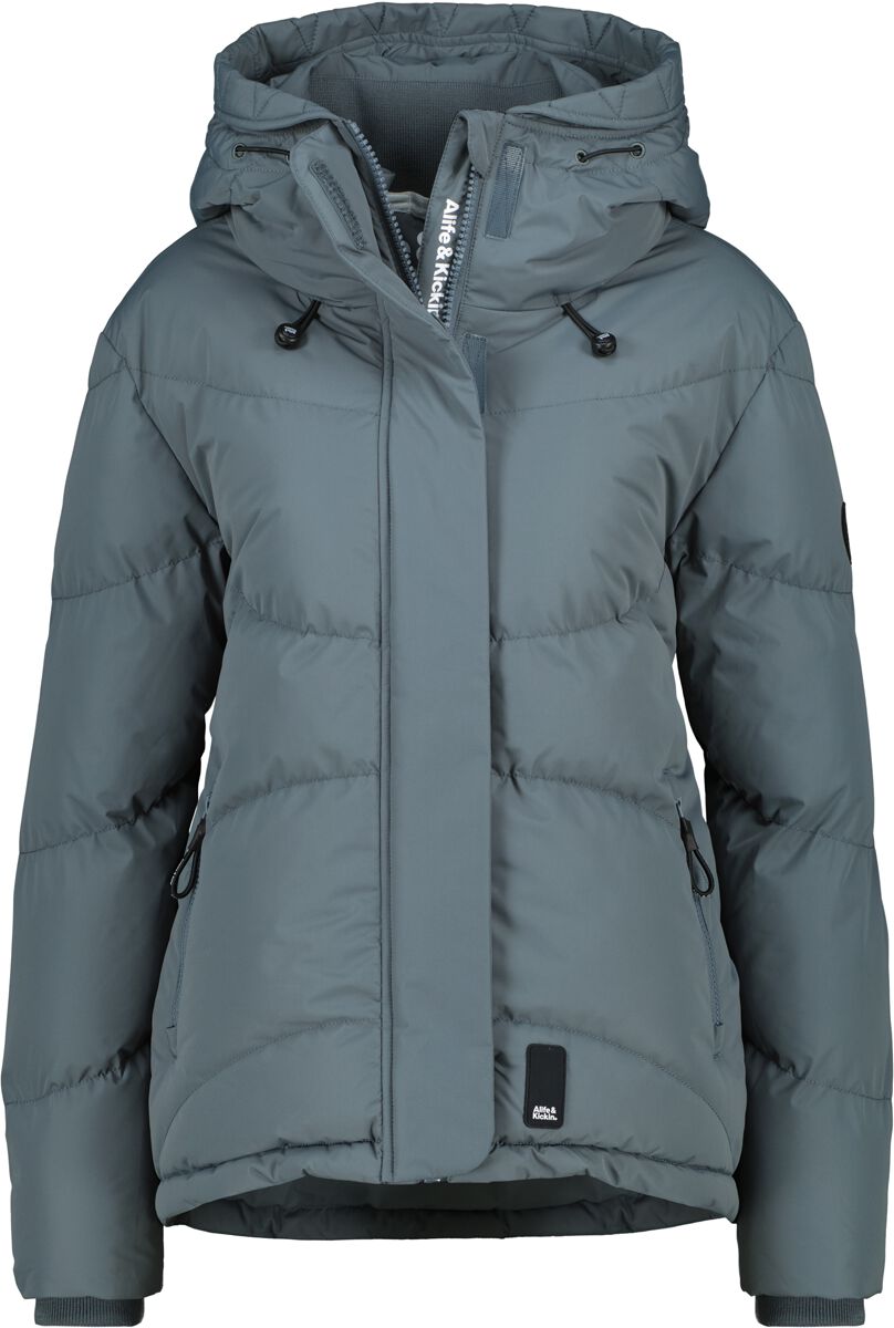 Alife and Kickin Winterjacke – JolandaAK A Puffer Jacket – XS bis M – für Damen – Größe S – grau Alife and Kickin Winterjacke – JolandaAK A Puffer Jacket – XS bis M – für Damen – Größe S – grau
