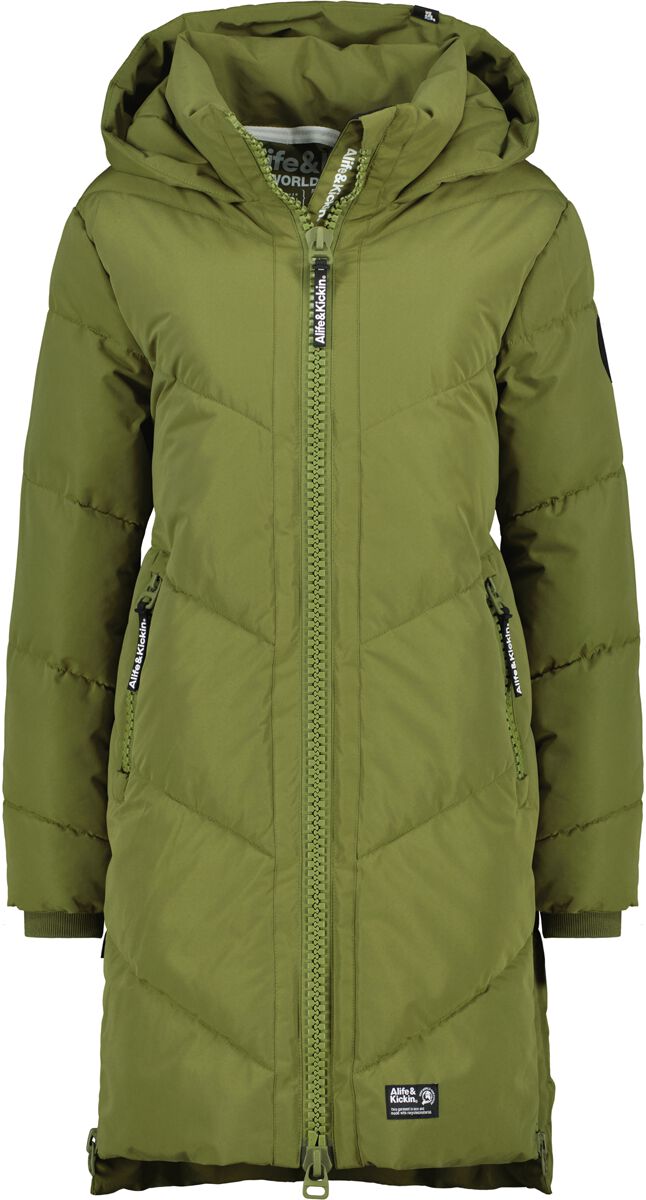 Alife and Kickin Wintermantel - LunaAK A Coat - XS bis XL - für Damen - Größe XS - grün