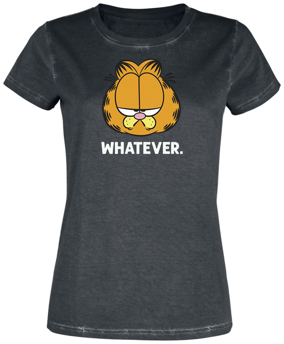Garfield Whatever. T-Shirt schwarz in L