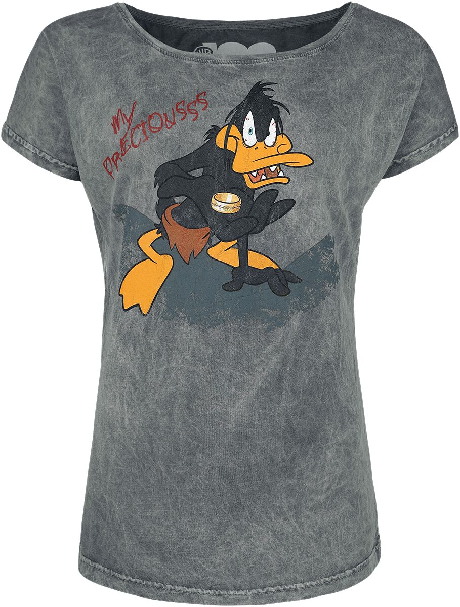 T-Shirt Manches courtes de Looney Tunes - Warner 100 - Herr der Ringe - Gollum - S à XXL - pour Femm