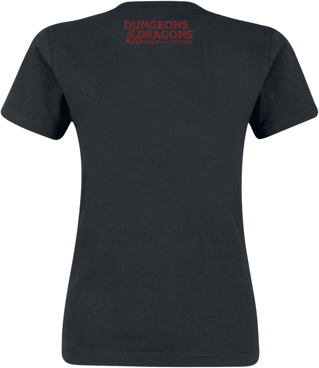 Dungeons and Dragons - Gaming T-Shirt - Honor Among Thieves - Shield - S bis XL - für Damen - Größe M - schwarz  - EMP exklusives Merchandise!