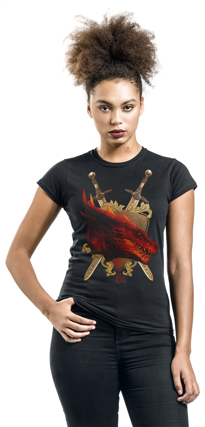 Dungeons and Dragons Honor Among Thieves - Shield T-Shirt schwarz