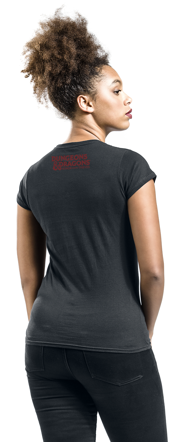 Dungeons and Dragons Honor Among Thieves - Shield T-Shirt schwarz