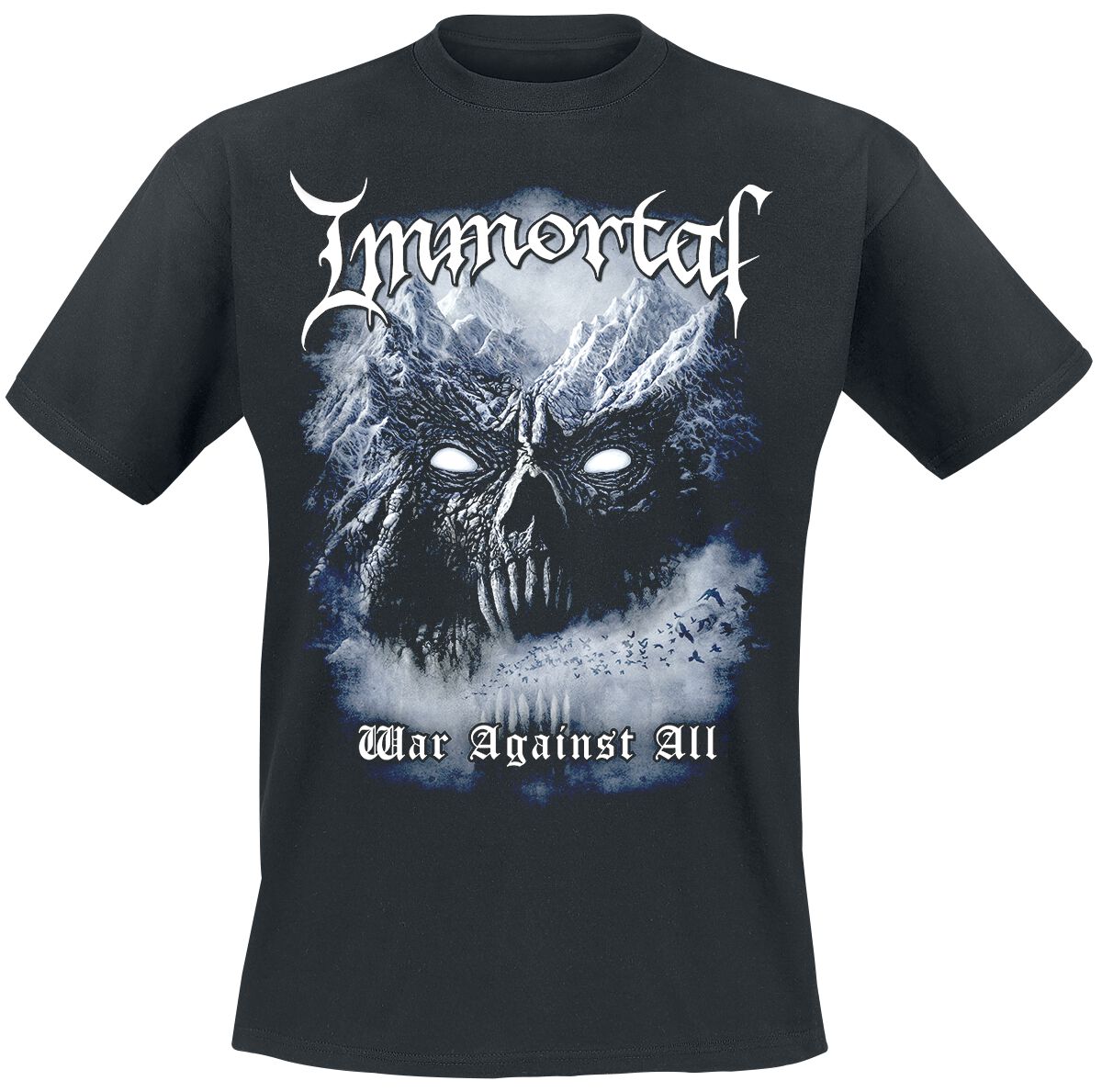 Immortal T-Shirt - War Against All - S bis XXL - für Männer - Größe S - schwarz  - Lizenziertes Merchandise!