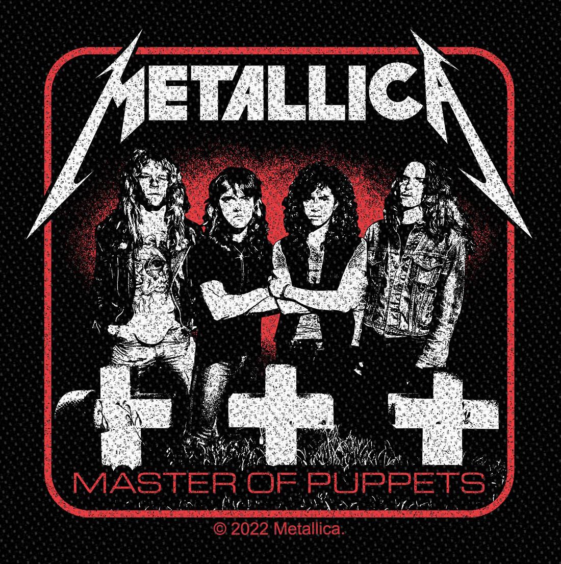 Metallica Master Of Puppets Band Patch multicolor