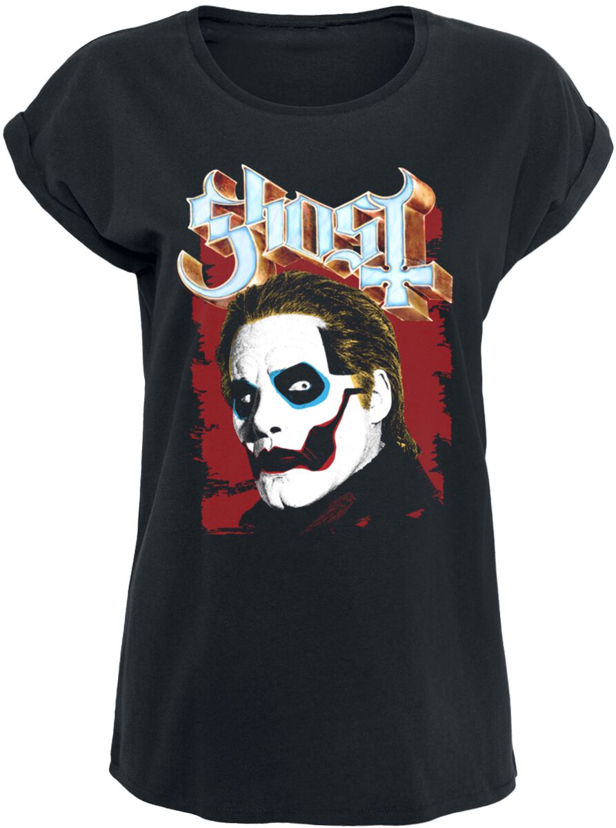 Ghost T-Shirt - Pop Art Papa 4 - 3XL bis 4XL - für Damen - Größe 4XL - schwarz  - Lizenziertes Merchandise!