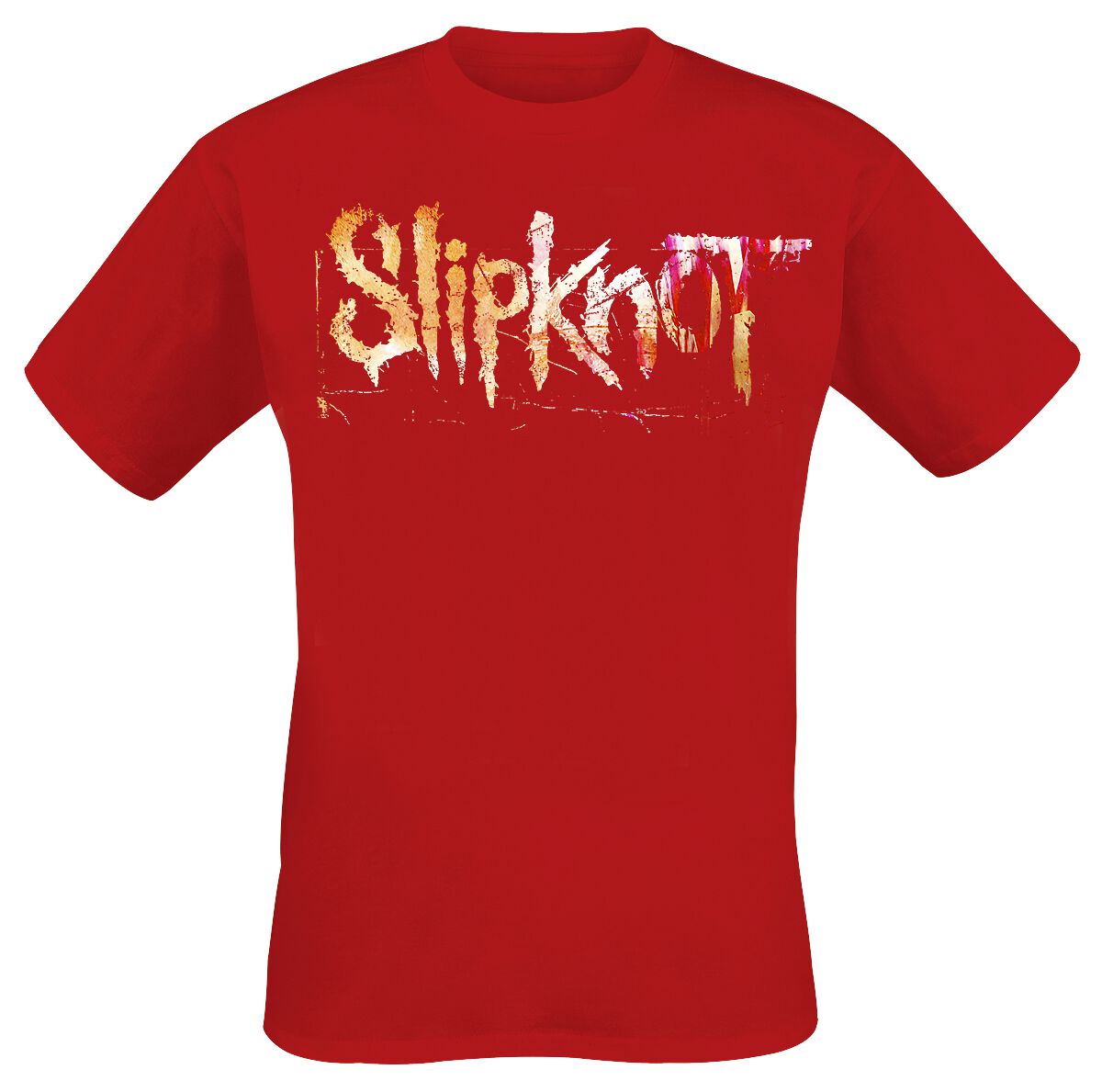 T-Shirt Manches courtes de Slipknot - Shattered Logo - S à 3XL - pour Homme - rouge